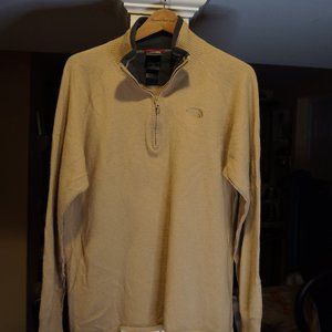 North Face Fleece Men's  Large 1/4 zip sweater